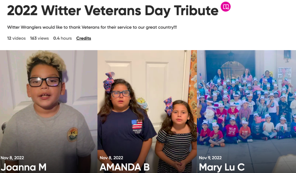 Thank a Veteran Videos