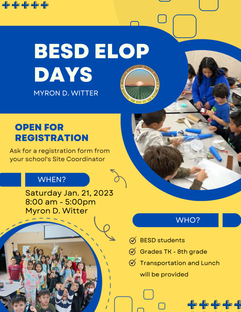BESD ELOP Intercession days in January
