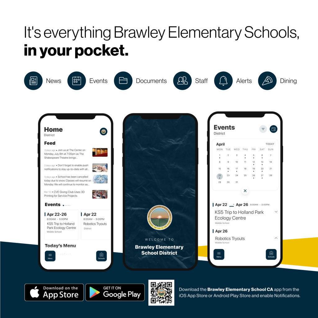 Brawley Elementary Schools App Poster